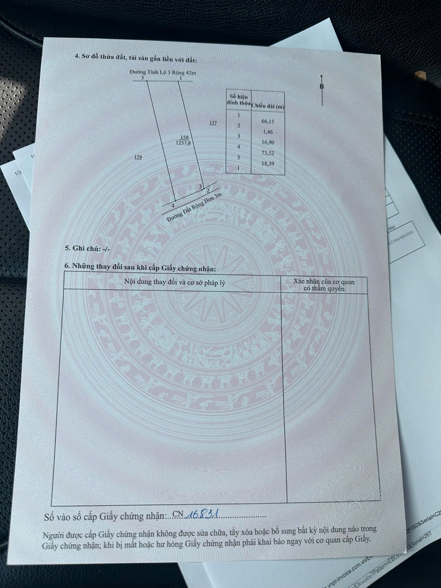 Bán đất nằm mặt tiền Tỉnh Lộ 3 rộng 42m - thuộc XÃ SUỐI DẦU