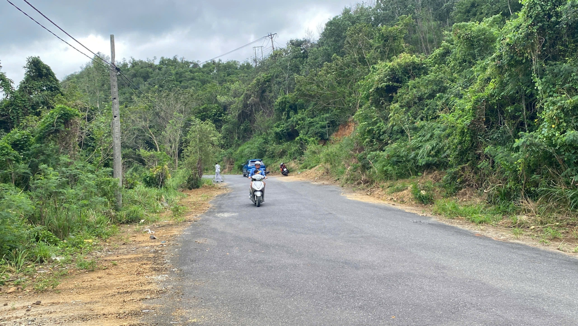 Bán đất mặt tiền đường nhựa Phòng Không, Vĩnh Lương ngang 75m