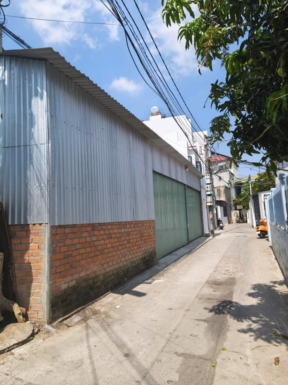 Bán nhà xưởng hẻm 58 Lương Định Của (hẻm thông ra khu tái định cư Ngọc Hiệp)